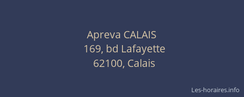 Apreva CALAIS