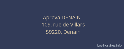 Apreva DENAIN