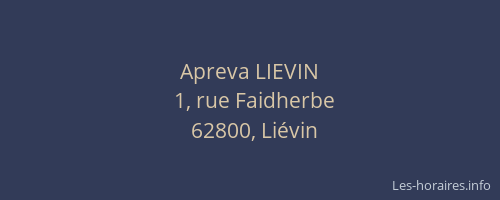 Apreva LIEVIN