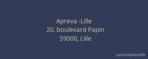 Apreva -Lille