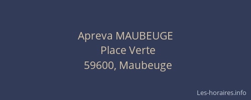 Apreva MAUBEUGE