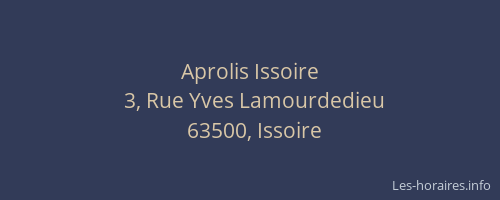 Aprolis Issoire