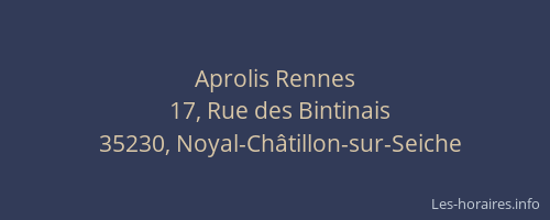 Aprolis Rennes