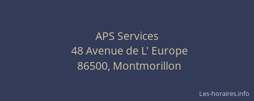 APS Services