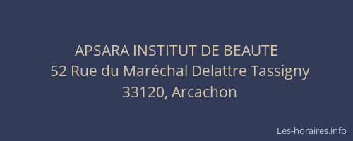 APSARA INSTITUT DE BEAUTE