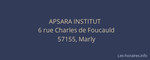 APSARA INSTITUT