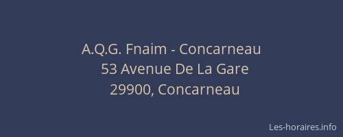 A.Q.G. Fnaim - Concarneau
