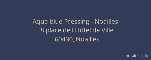 Aqua blue Pressing - Noailles