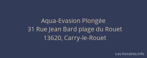 Aqua-Evasion Plongée