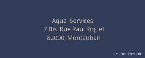 Aqua  Services