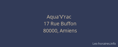 Aqua'V'rac