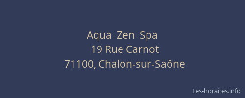 Aqua  Zen  Spa