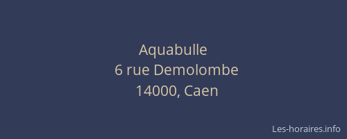 Aquabulle