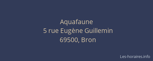 Aquafaune