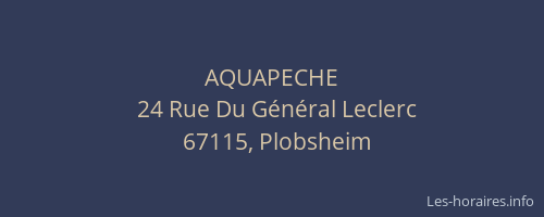 AQUAPECHE