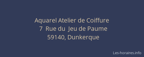 Aquarel Atelier de Coiffure