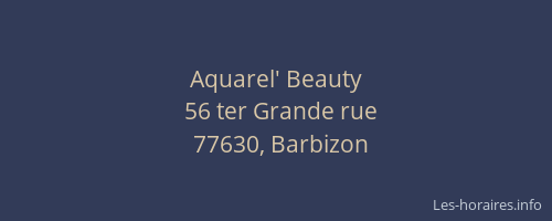 Aquarel' Beauty
