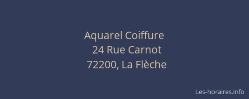 Aquarel Coiffure