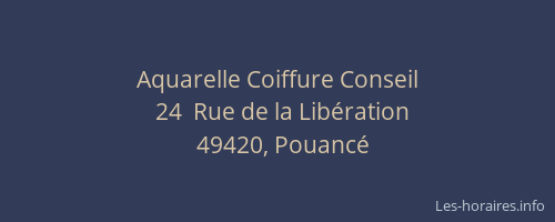 Aquarelle Coiffure Conseil