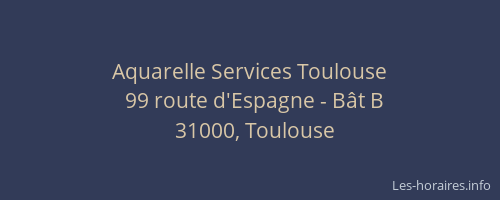Aquarelle Services Toulouse