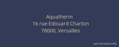 Aquatherm