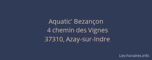 Aquatic' Bezançon