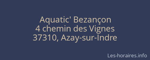 Aquatic' Bezançon