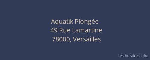 Aquatik Plongée