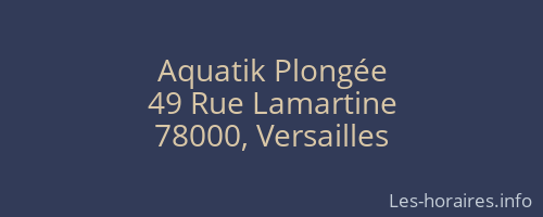 Aquatik Plongée