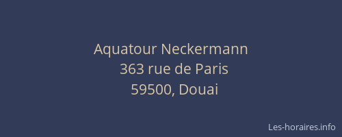 Aquatour Neckermann