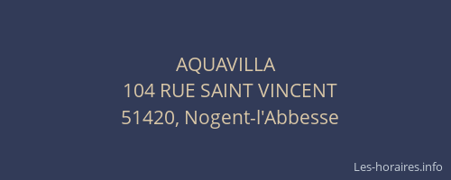 AQUAVILLA