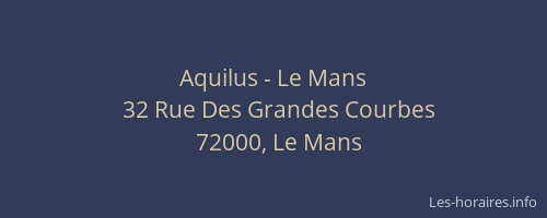 Aquilus - Le Mans