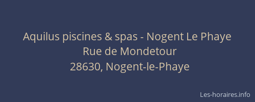 Aquilus piscines & spas - Nogent Le Phaye