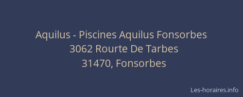 Aquilus - Piscines Aquilus Fonsorbes