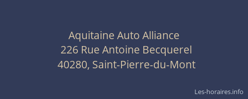 Aquitaine Auto Alliance