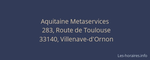 Aquitaine Metaservices