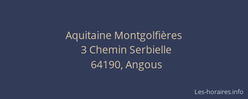 Aquitaine Montgolfières