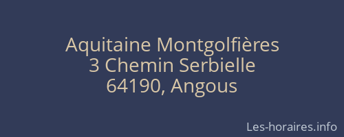 Aquitaine Montgolfières