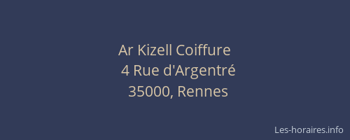 Ar Kizell Coiffure