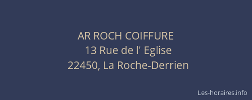 AR ROCH COIFFURE