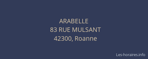 ARABELLE