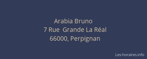 Arabia Bruno