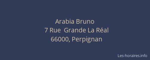 Arabia Bruno