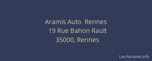 Aramis Auto  Rennes