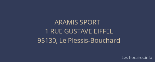 ARAMIS SPORT