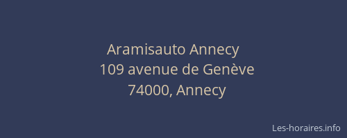 Aramisauto Annecy