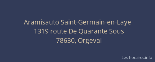 Aramisauto Saint-Germain-en-Laye