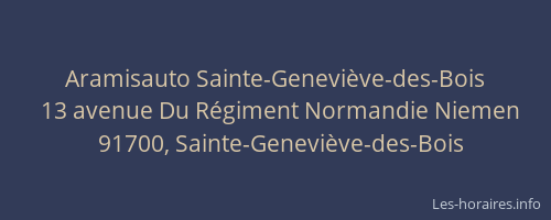Aramisauto Sainte-Geneviève-des-Bois