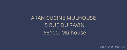 ARAN CUCINE MULHOUSE