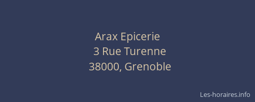 Arax Epicerie
